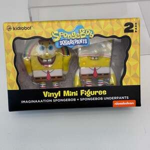 Kidrobot SpongeBob SquarePants Imaginaaation and Underpants Vinyl Figs 2-Pack